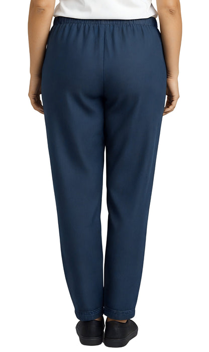 Women's Lightweight Pull-On Denim Jeans with Elastic Waist
