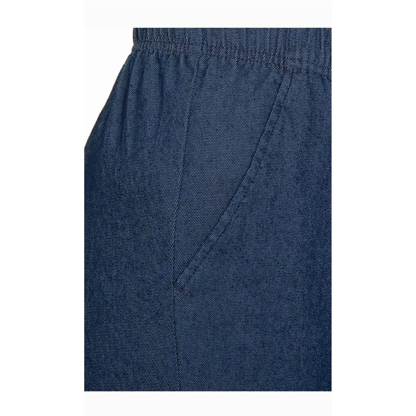 Women's Lightweight Pull-On Denim Jeans with Elastic Waist