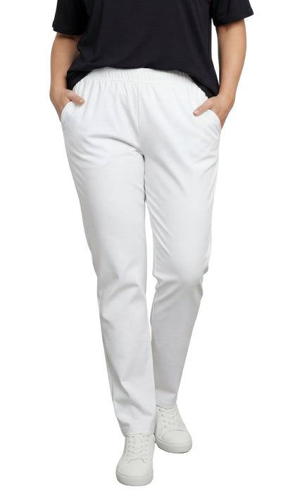 Women's Lightweight Pull-On Denim Jeans with Elastic Waist